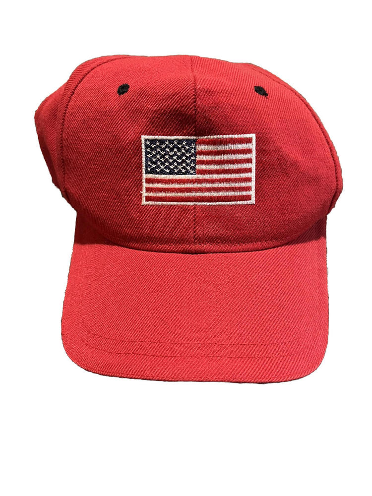 Red American Flag Hat